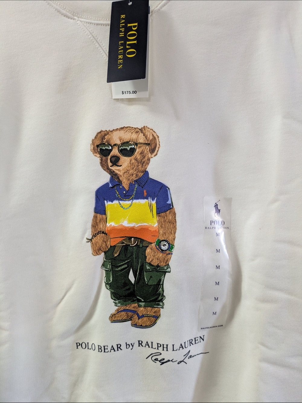 Polo Bear Sweatshirt by Ralph Lauren. Men's medium.